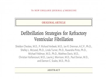 Bibliographie: Defibrillation strategies for refractory ventricular fibrillation
