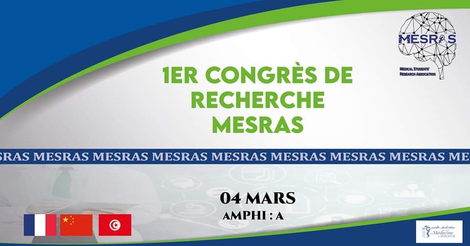 1er Congrès de Recherche MESRAS 2020